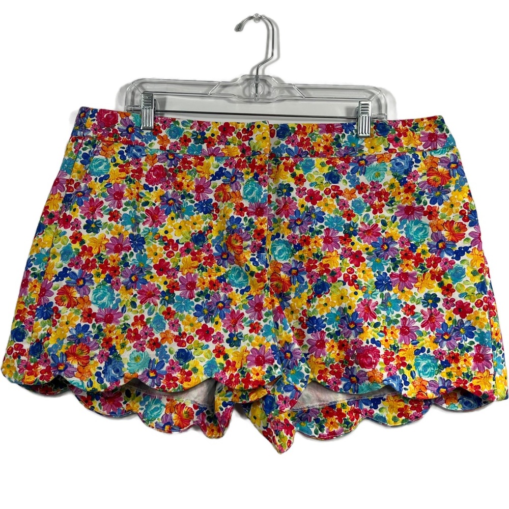 ATTYRE New York Bright Floral Shorts with Pockets Size 18